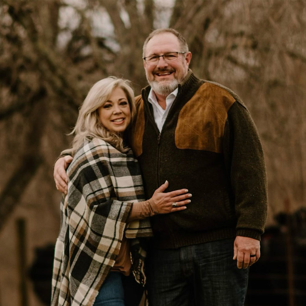 Dr. Marty Jacumin and his wife Lori